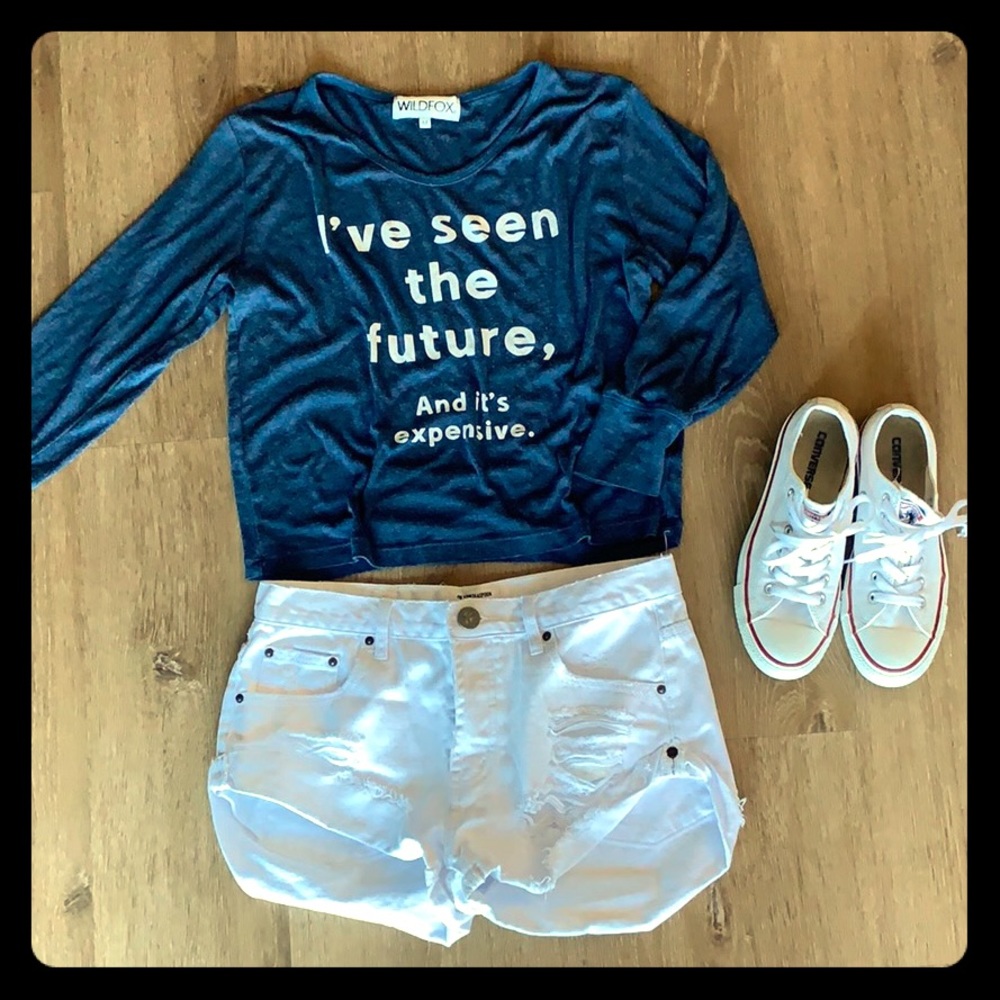 SOLD OTHER SITE Wildfox lightweight sweatshirt M